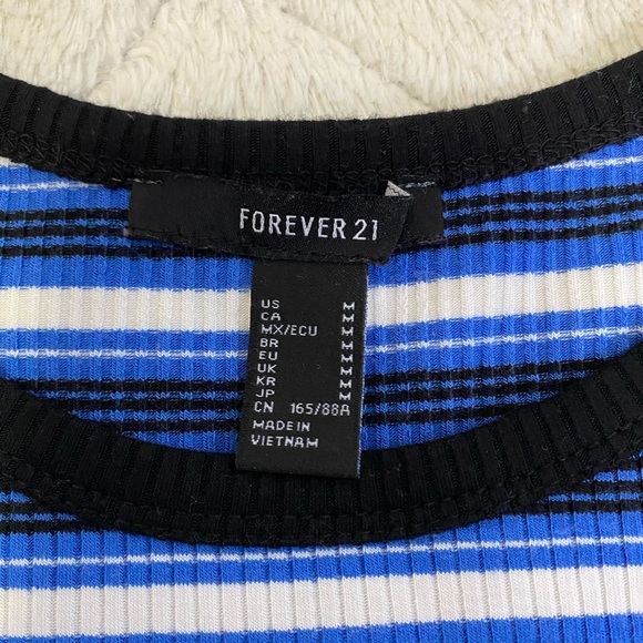 Forever 21 stripped tank top - Picture 2 of 2